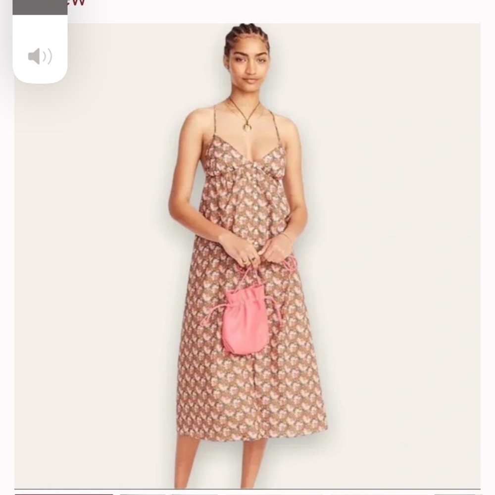 J. CREW Collection Triangle Sundress in Ratti Prism Floral Dress